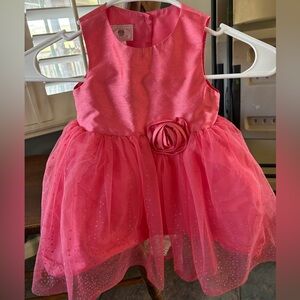 Marmellata Coral Dress with Classic Design